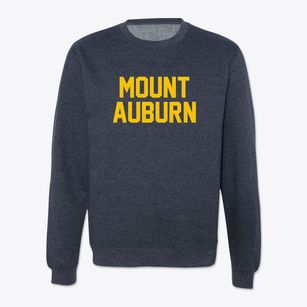 Mount Auburn Iowa Classic Block Crewneck Sweatshirt
