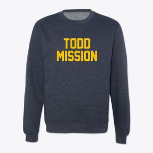 Todd Mission Texas Classic Block Crewneck Sweatshirt