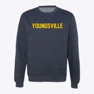 Youngsville Louisiana Classic Block Crewneck Sweatshirt
