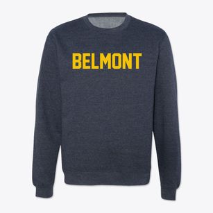 Belmont North Carolina Classic Block Crewneck Sweatshirt