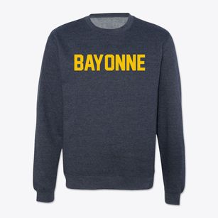 Bayonne New Jersey Classic Block Crewneck Sweatshirt