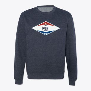 Puhi Hawaii Diamond Star Crewneck Sweatshirt