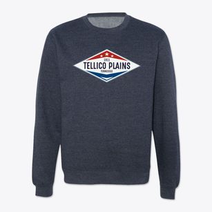 Tellico Plains Tennessee Diamond Star Crewneck Sweatshirt
