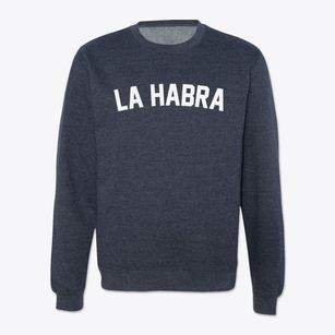 La Habra California Classic Curve Crewneck Sweatshirt