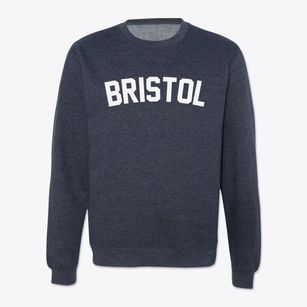 Bristol Rhode Island Classic Curve Crewneck Sweatshirt