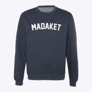 Madaket Massachusetts Classic Curve Crewneck Sweatshirt