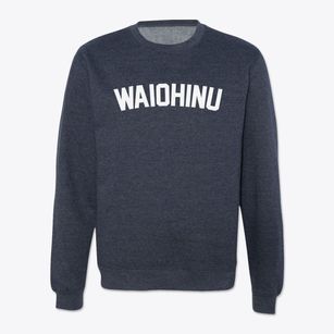 Waiohinu Hawaii Classic Curve Crewneck Sweatshirt