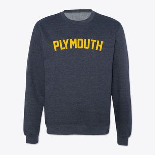 Plymouth Michigan Classic Curve Crewneck Sweatshirt
