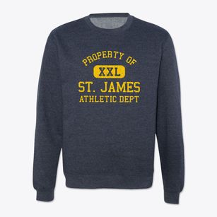 St. James North Carolina Athletic Dept Crewneck Sweatshirt