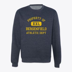 Bergenfield New Jersey Athletic Dept Crewneck Sweatshirt