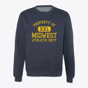 Midwest Wyoming Athletic Dept Crewneck Sweatshirt
