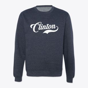 Clinton New York Vintage Team Crewneck Sweatshirt