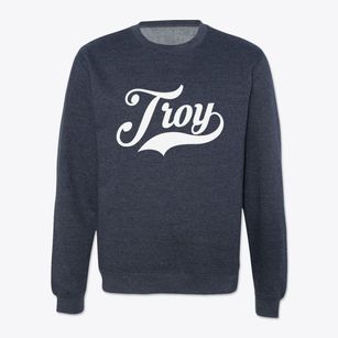 Troy New York Vintage Team Crewneck Sweatshirt