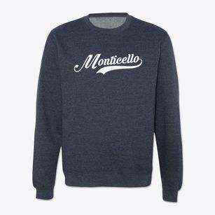 Monticello Utah Vintage Team Crewneck Sweatshirt