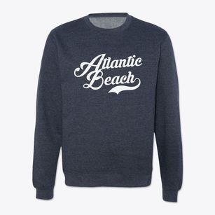 Atlantic Beach New York Vintage Team Crewneck Sweatshirt