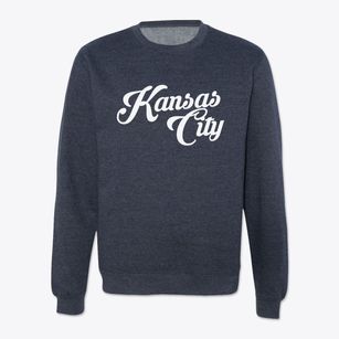 Kansas City Kansas Vintage Team Crewneck Sweatshirt