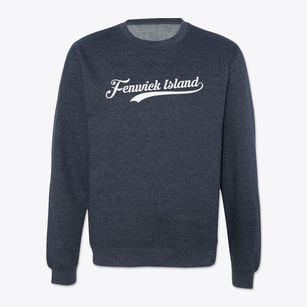 Fenwick Island Delaware Vintage Team Crewneck Sweatshirt