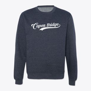 Capon Bridge West Virginia Vintage Team Crewneck Sweatshirt