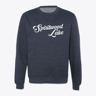 Spiritwood Lake North Dakota Vintage Team Crewneck Sweatshirt