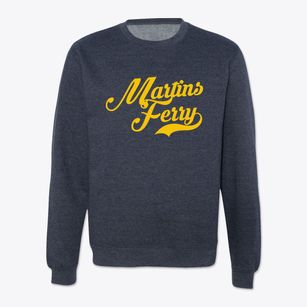 Martins Ferry Ohio Vintage Team Crewneck Sweatshirt