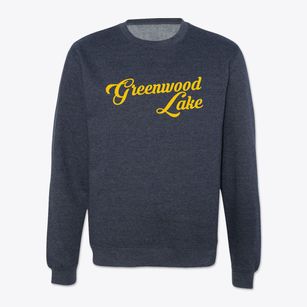 Greenwood Lake New York Vintage Team Crewneck Sweatshirt