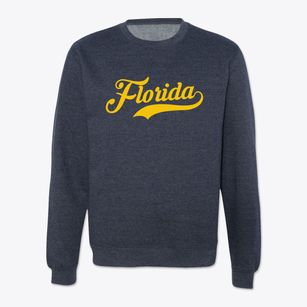 Florida New York Vintage Team Crewneck Sweatshirt