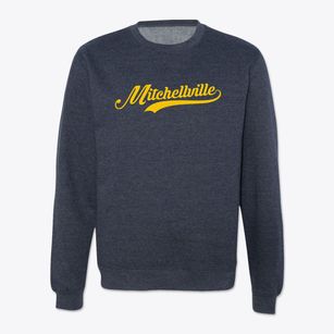 Mitchellville Iowa Vintage Team Crewneck Sweatshirt