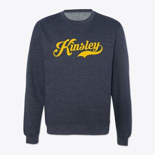 Kinsley Kansas Vintage Team Crewneck Sweatshirt