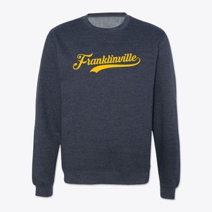 Franklinville North Carolina Vintage Team Crewneck Sweatshirt