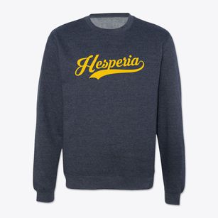 Hesperia Michigan Vintage Team Crewneck Sweatshirt