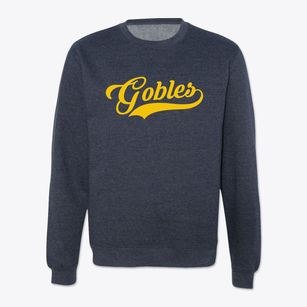 Gobles Michigan Vintage Team Crewneck Sweatshirt