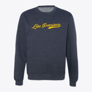 Lake Petersburg Illinois Vintage Team Crewneck Sweatshirt