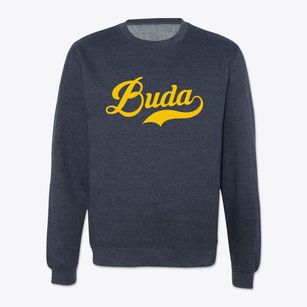 Buda Illinois Vintage Team Crewneck Sweatshirt