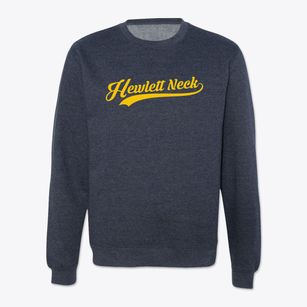 Hewlett Neck New York Vintage Team Crewneck Sweatshirt