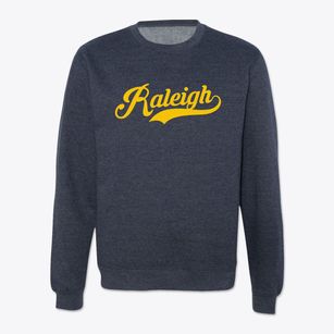 Raleigh North Carolina Vintage Team Crewneck Sweatshirt