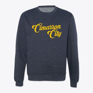 Cimarron City Oklahoma Vintage Team Crewneck Sweatshirt