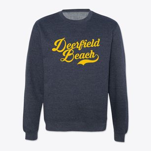 Deerfield Beach Florida Vintage Team Crewneck Sweatshirt