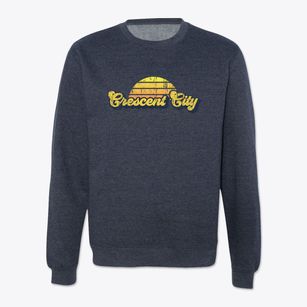 Crescent City California Sublime Sunset Crewneck Sweatshirt
