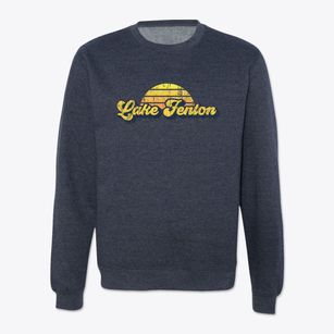Lake Fenton Michigan Sublime Sunset Crewneck Sweatshirt