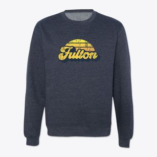 Fulton Mississippi Sublime Sunset Crewneck Sweatshirt