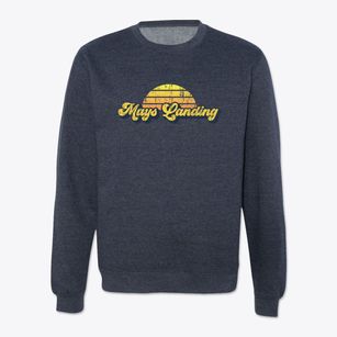 Mays Landing New Jersey Sublime Sunset Crewneck Sweatshirt
