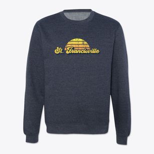 St. Francisville Louisiana Sublime Sunset Crewneck Sweatshirt