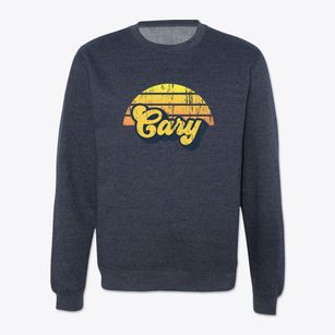 Cary Illinois Sublime Sunset Crewneck Sweatshirt