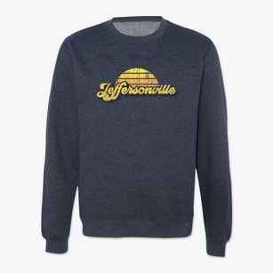 Jeffersonville New York Sublime Sunset Crewneck Sweatshirt