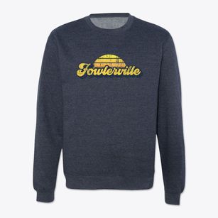 Fowlerville New York Sublime Sunset Crewneck Sweatshirt