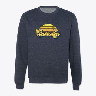 Cahokia Illinois Sublime Sunset Crewneck Sweatshirt