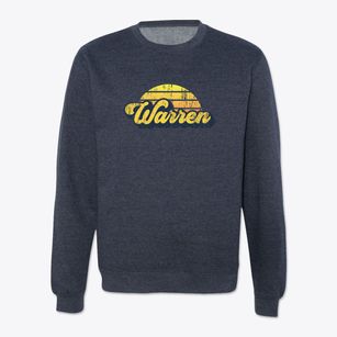 Warren Rhode Island Sublime Sunset Crewneck Sweatshirt