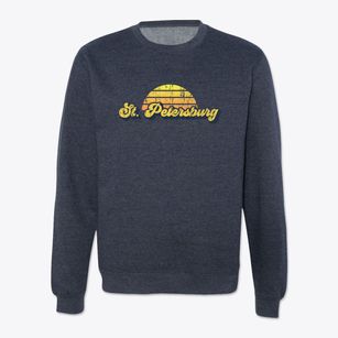 St. Petersburg Florida Sublime Sunset Crewneck Sweatshirt