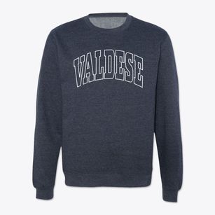 Valdese North Carolina Trendy Block Crewneck Sweatshirt