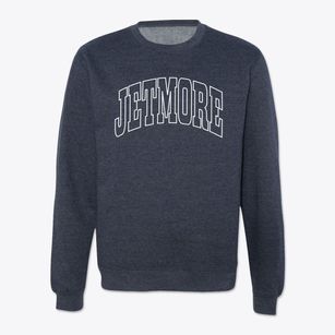 Jetmore Kansas Trendy Block Crewneck Sweatshirt